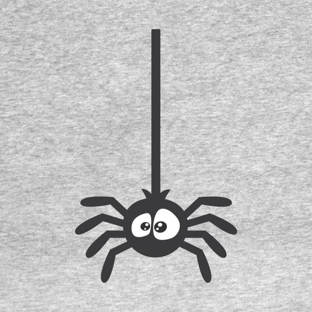 Cute simple spider design for halloween gifts by Uncle Fred Design